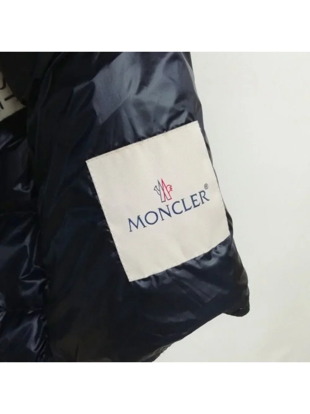 Moncler Gui Down Vest Logo Patch 2 Navy